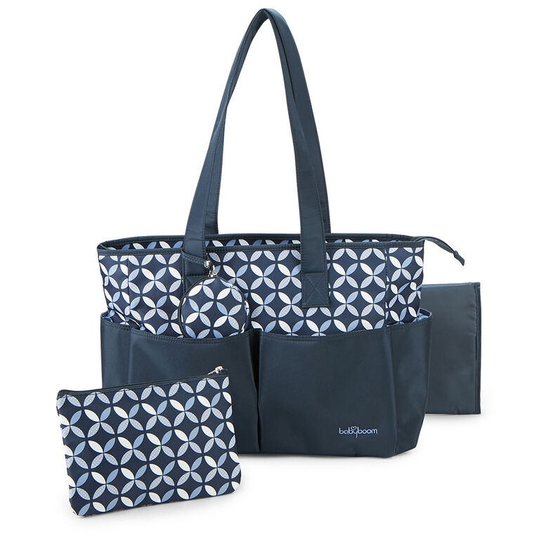 Baby Boom Ivy 4-Piece Tote Diaper Bag - Navy