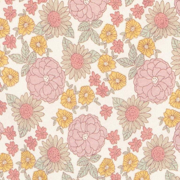 Gerber Childrenswear    Lot de 2 barboteuses  Fille  Fleurs Rétro 