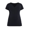 Motherhood Short Sleeve Side Ruched Vneck Tee