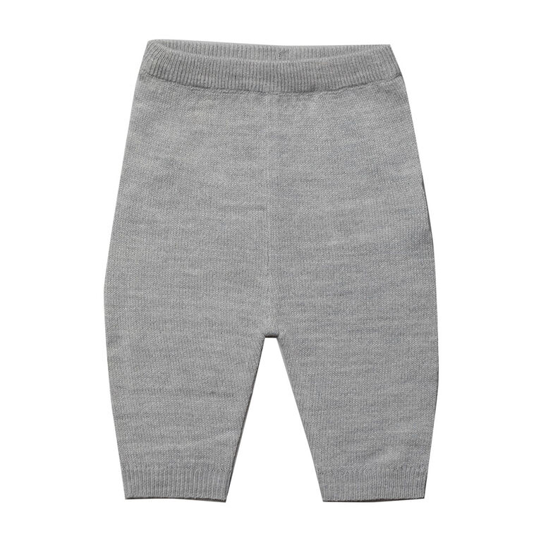 Rock A Bye Baby 3 Piece Grey Knit Cardgian Set 6-9M