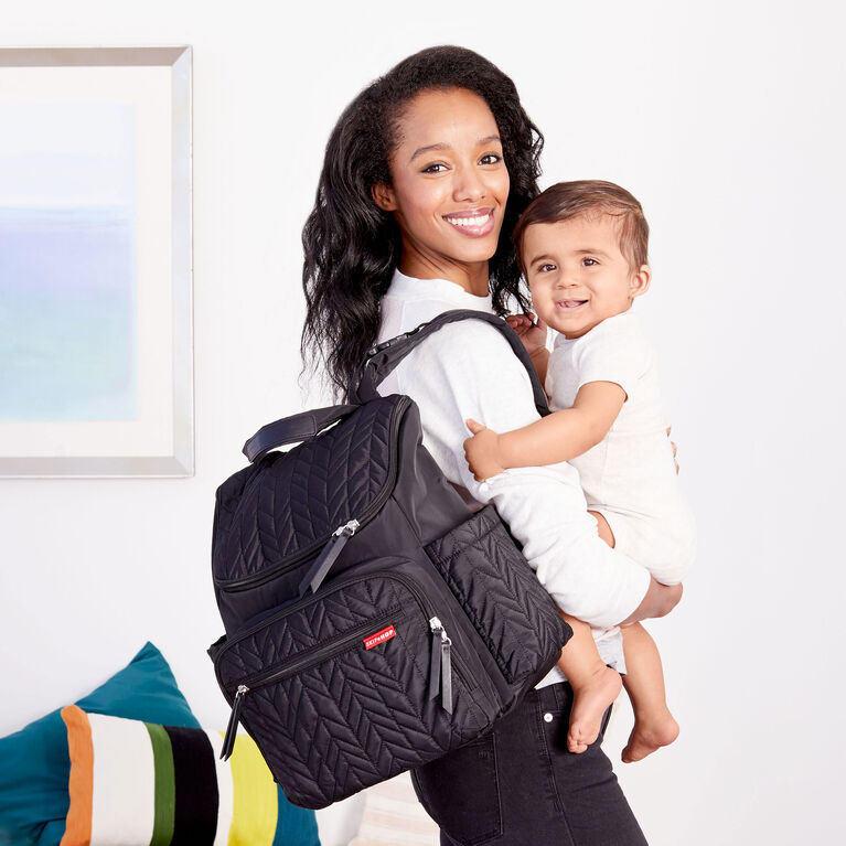 Skip Hop Forma Pack Go Diaper Backpack Jet Black Babies R Us