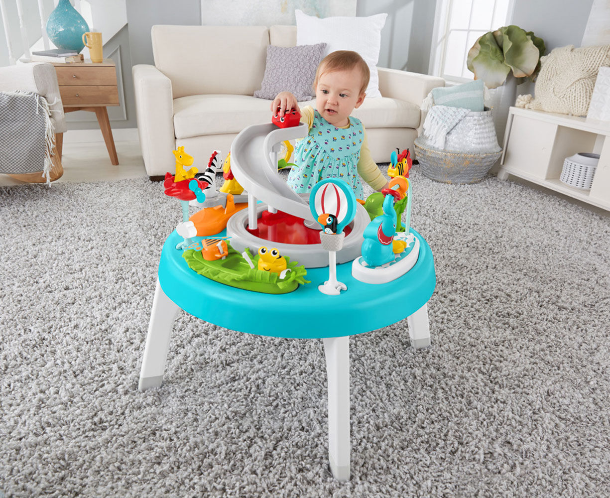 Fisher price 2 in 1 sit to stand age hot sale