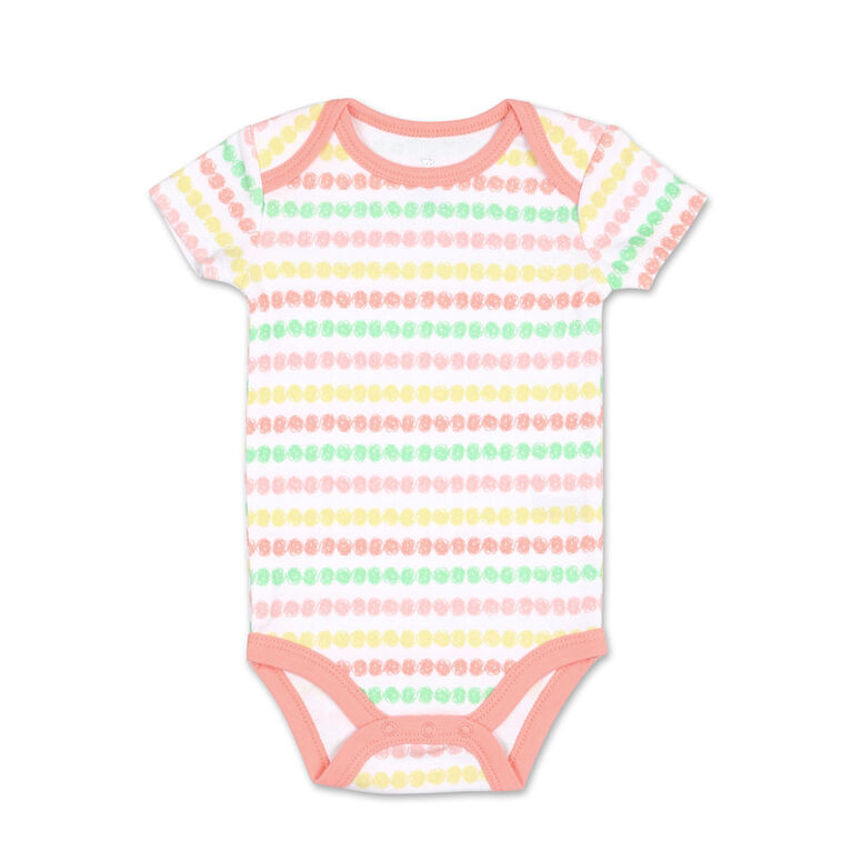 Koala Baby 4Pk Short Sleeved Bodysuit, G Pineapple, Newborn Babies R