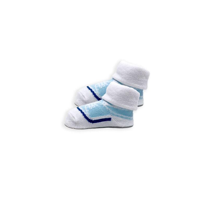 Tendertyme  2 Pack socks in Mesh bag: Blue