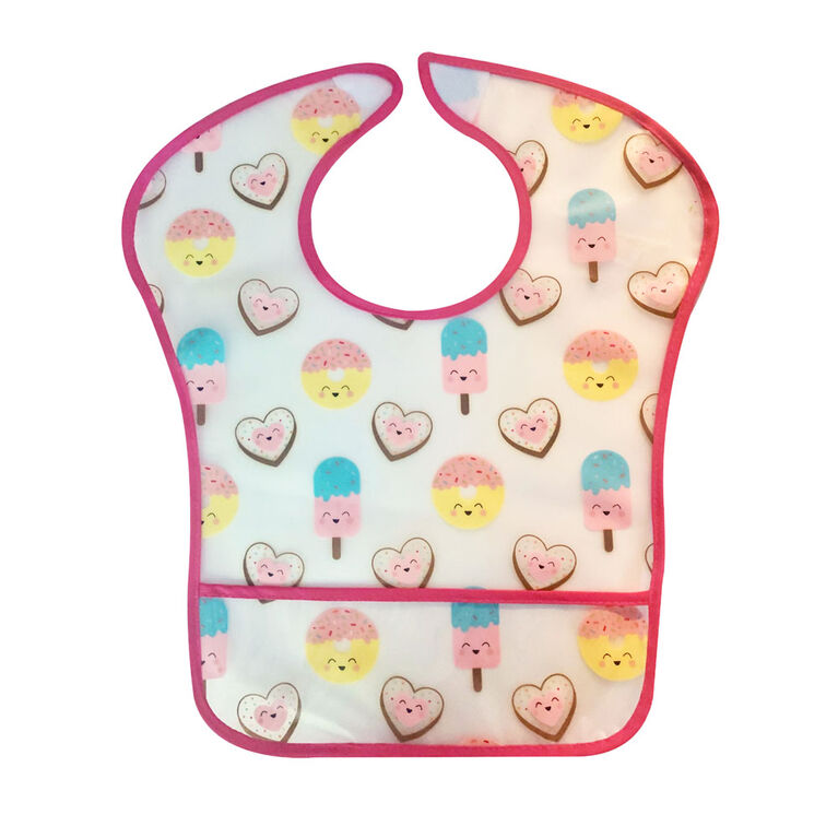Koala Baby 2 Pack EZ Wipe Toddler Bibs