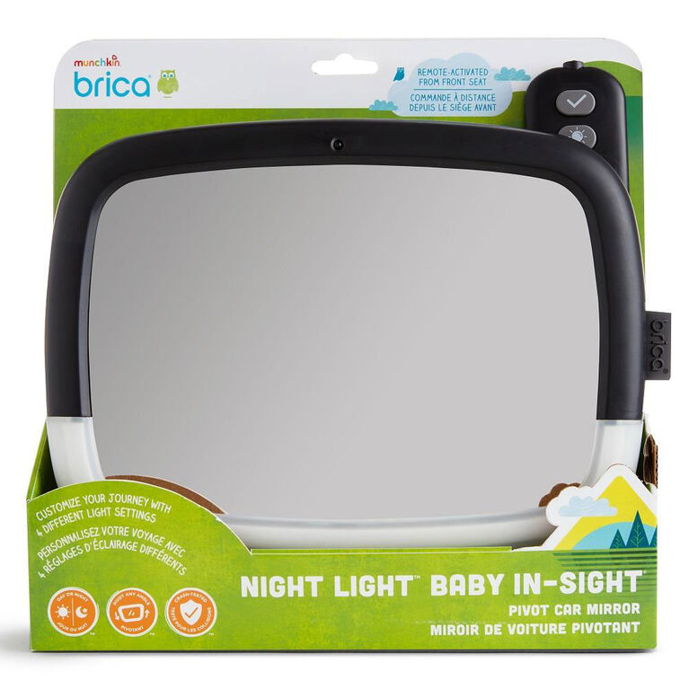 Miroir pivotant Night Light Baby In Sight