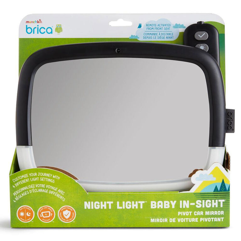 Brica Night Light Baby In-Sight  Pivot Mirror