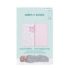 Aden + Anais Twinkling Stars Pink 2 pack Snug Swaddle  0-3 Months