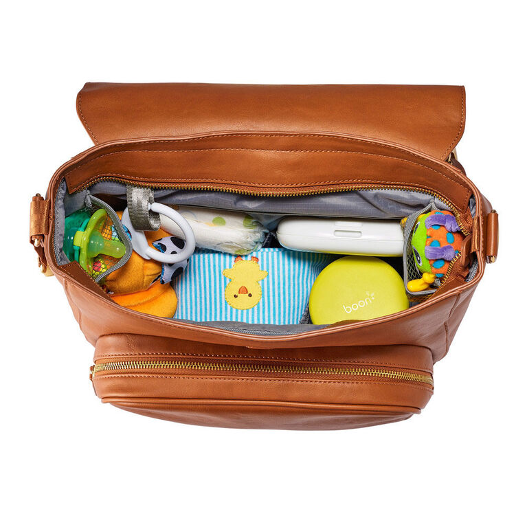JJ Cole Brookmont Backpack Baby Diaper Bag - Cognac
