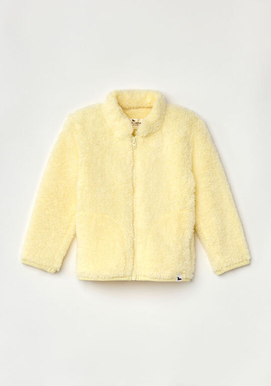 Northern Reflections Littles Rodeo Veste en fausse fourrure Crème