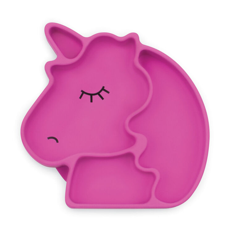 Bumkins - Silicone Grip Dish - Unicorn