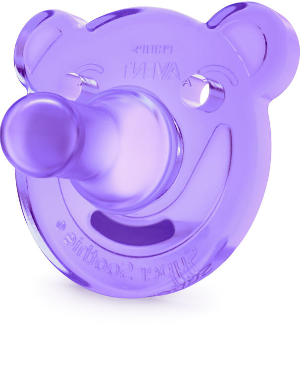 Philips AVENT SoothieShapes Bear 3 Months+, 2-Pack - Pink/Purple