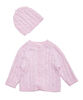 Baby Mode Signature Two Piece Cardigan and Hat Set