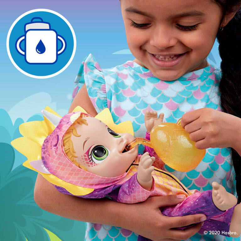 Baby Alive Dino Cuties Doll, Triceratops