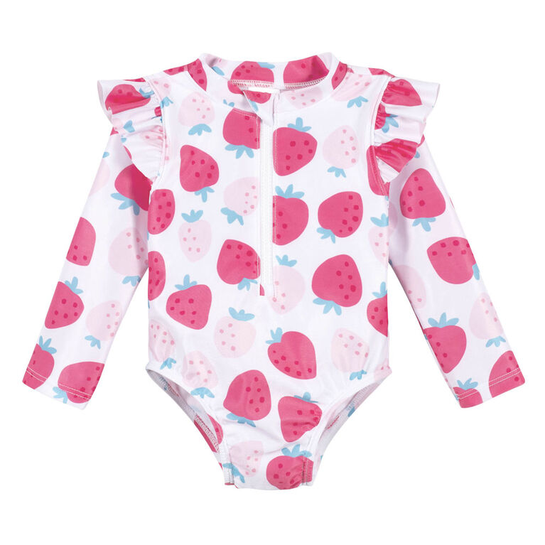 Gerber - Baby & Toddler Summer Blossom Rash Guard - 12 months