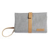 JJ Cole Changing Clutch - Heather Grey with Tan