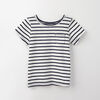 simple roll-sleeve pocket tee, 18-24m - navy stripe