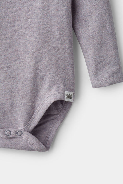 Ruffle Bodysuit Purple 9-12M