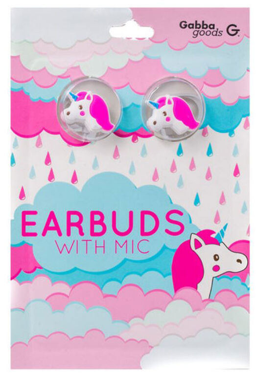 GabbaGoods Earbuds - Unicorn