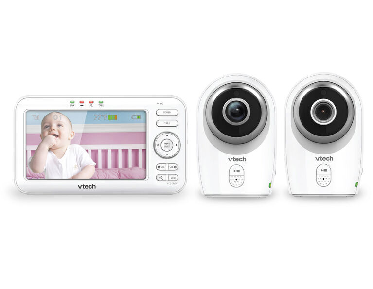 VTech VM351-2 - 2 Camera Full Colour Video Monitor with Wide Angle Lens and Standard Lens - R Exclusive