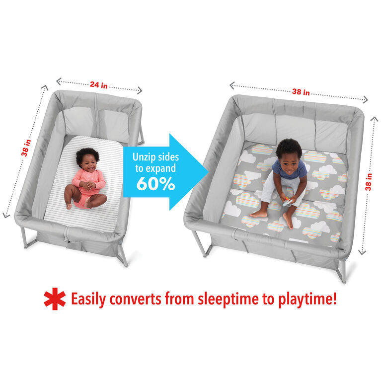 Play To Night Expanding Travel Crib Babies R Us Canada