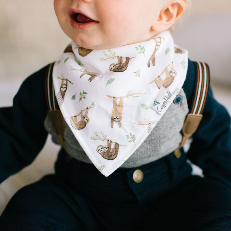 Copper Pearl Noah Bandana Bib Set