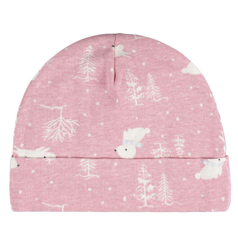 Gerber Childrenswear - 4 pack Caps Hats - Bunny - 0-6M