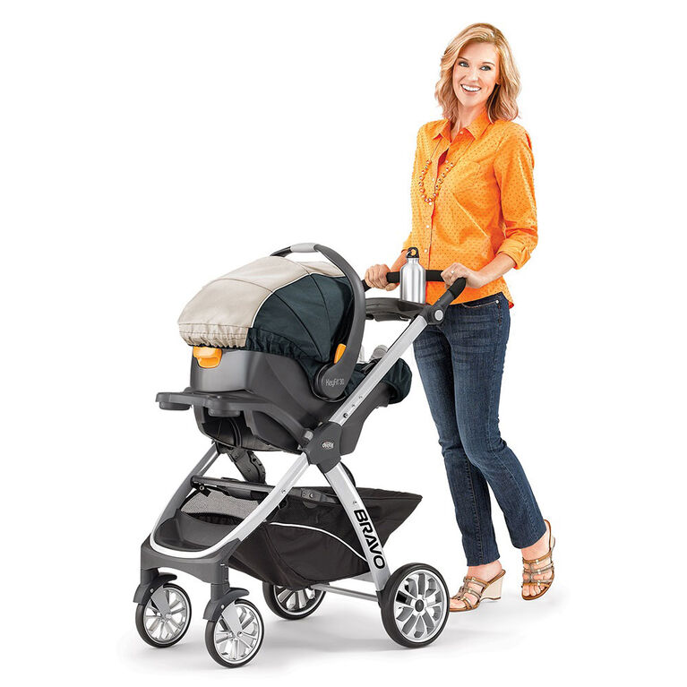 Chicco Bravo Trio System with KeyFit 30 Infant Car Seat - Orion