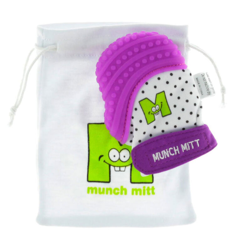Malarkey Kids - Munch Mitt Mitten Dentition - Violet.
