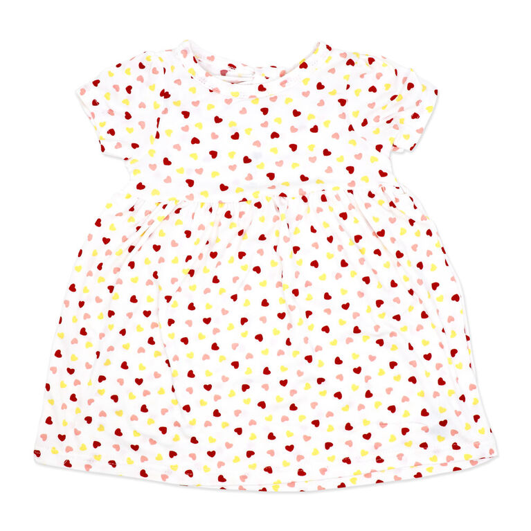 Mini Hop 2 Pack Dress:Red Cherry Floral