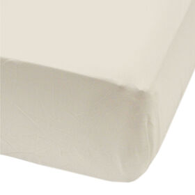 Perlimpinpin-Cotton fitted sheet-Taupe