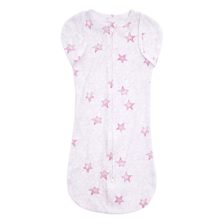 Aden + Anais Twinkling Stars Pink 2 pack Snug Swaddle 03 Months