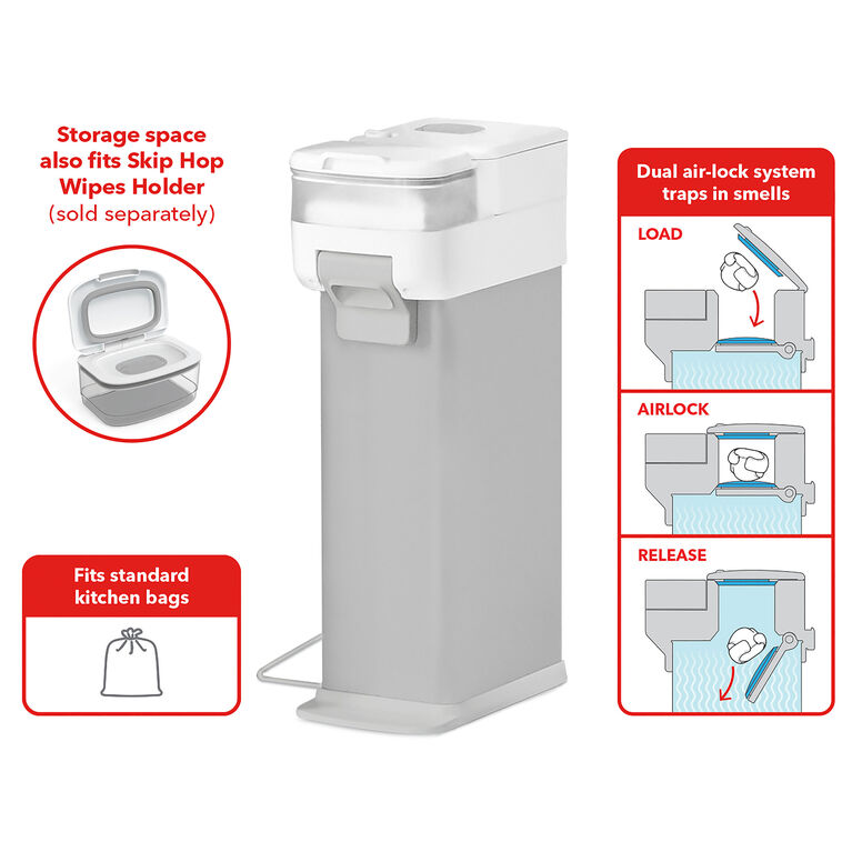 Skip Hop Nursery Style Diaper Pail