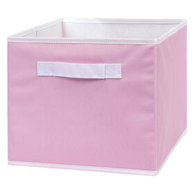 Pink Canvas Storage Bin