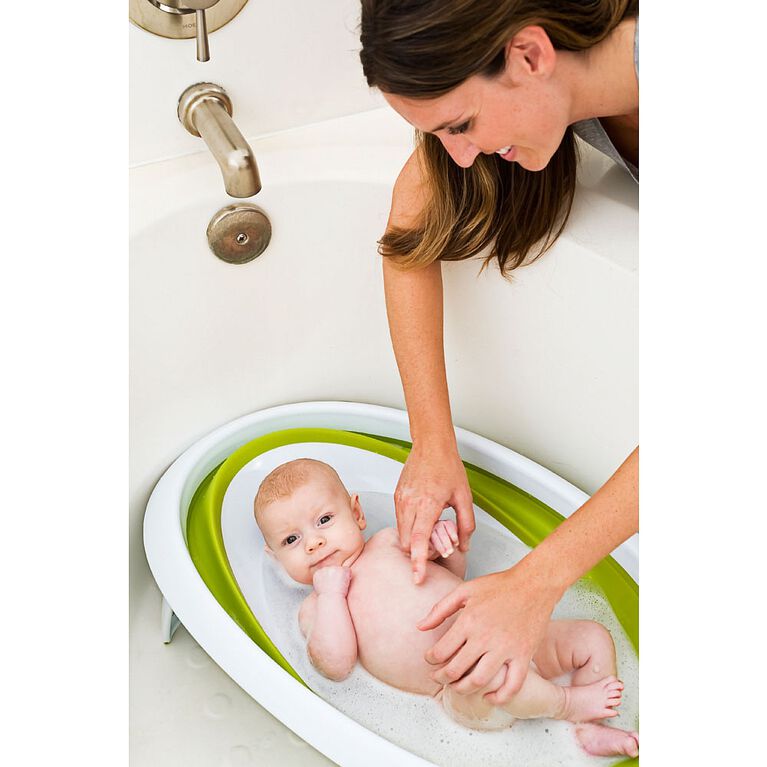 Boon Naked Collapsible Baby Bathtub - Green