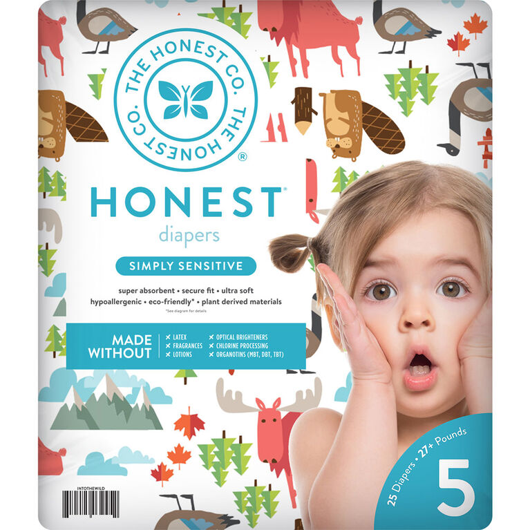 Honest Diapers Size 5 Ca National Print Babies R Us Canada