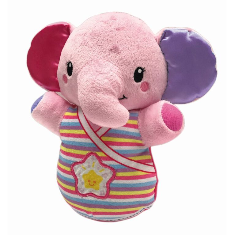 VTech Glowing Lullabies Elephant - Pink - French Edition