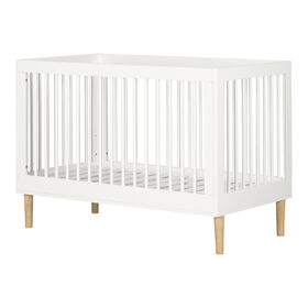 South Shore, Baby Crib with Adjustable Height - Pure White