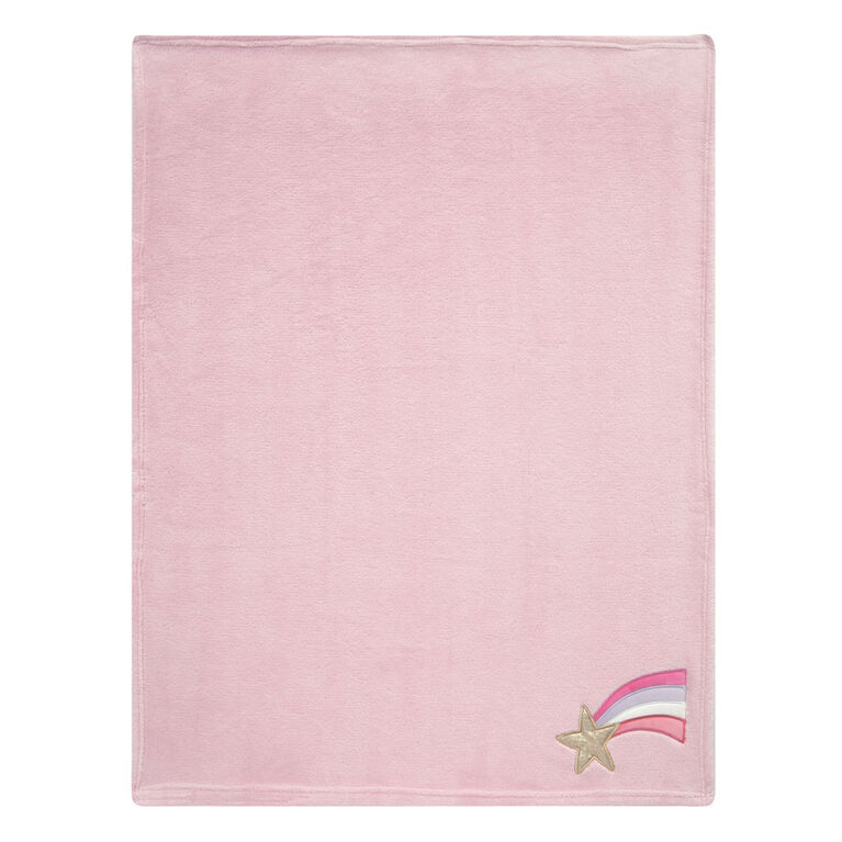 Bedtime Originals - Rainbow Unicorn Baby Blanket - Pink