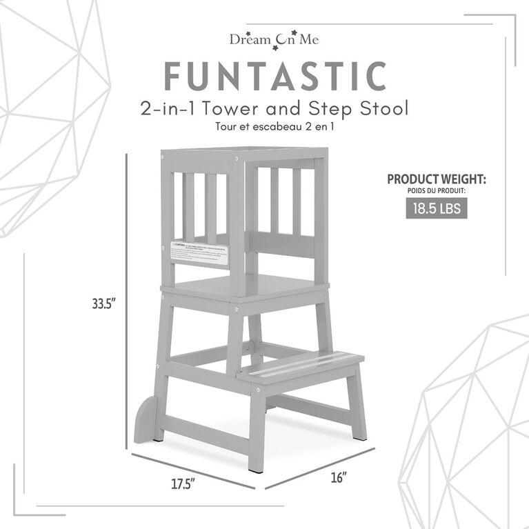 2-In-1 Learning TowerandStep Stool Coolgry