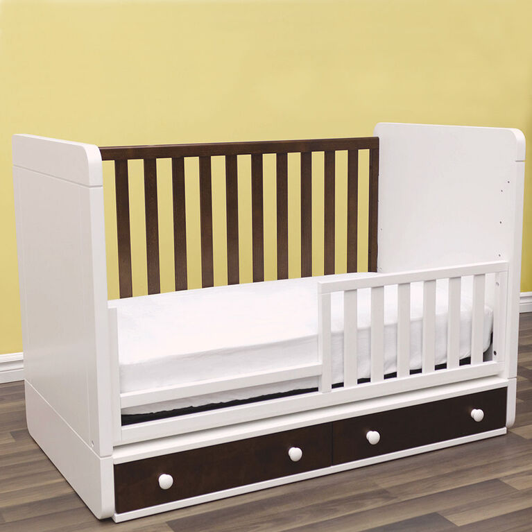 Barriere pour lit de bebe de Sassy - blanc.