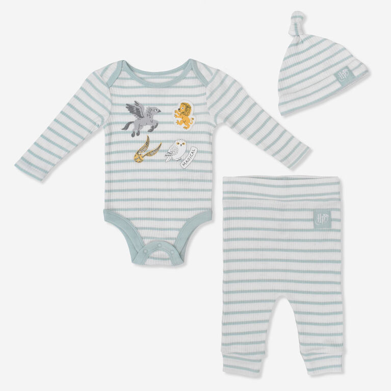 Harry Potter ens.Pantalon Unisexe Aqua Bleu 