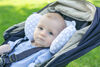 Benbat - Baby Headrest - Bear Hug / Grey / 0-12 Months Old