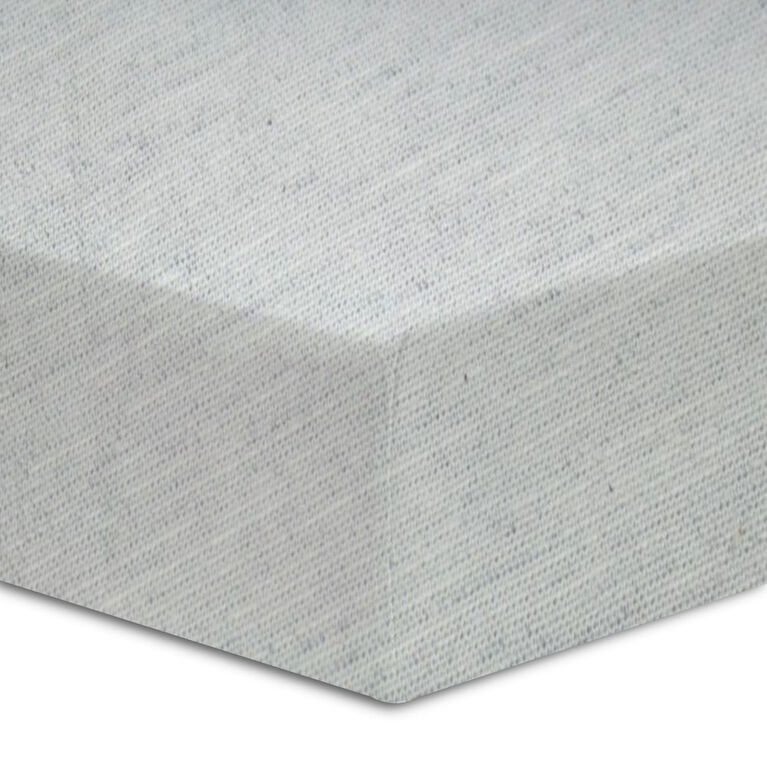 Koala Baby - 1 Pk Percale Crib Sheet Grey Melange