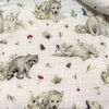 Simmons Waffle/Bamboo Blanket Ivory Woodland