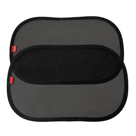 Nuby Pop-Open Cling Shade, 2-Pack - Black