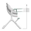 Oribel Cocoon Z High Chair Green