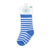 Small Wonder - Infant Sock, Blue Stripe 12-24M