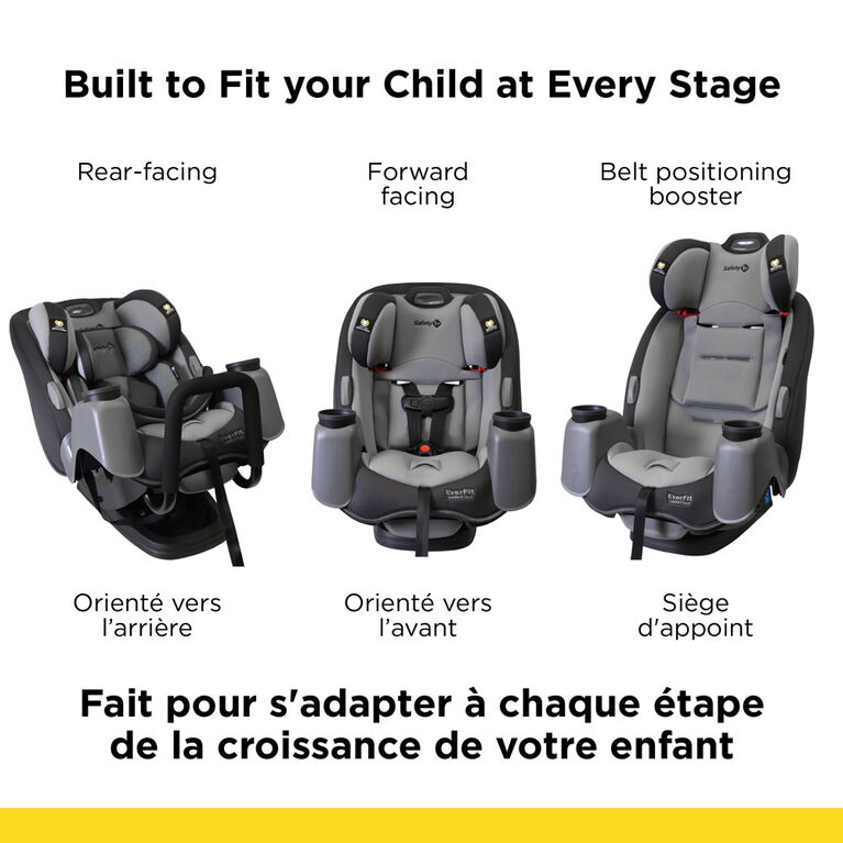 Safety 1st Everfit 3 In 1 Car Seat With Comfort Cool Technology R Exclusive Babies Us Canada - Safety 1st Car Seat Adjust Headrest
