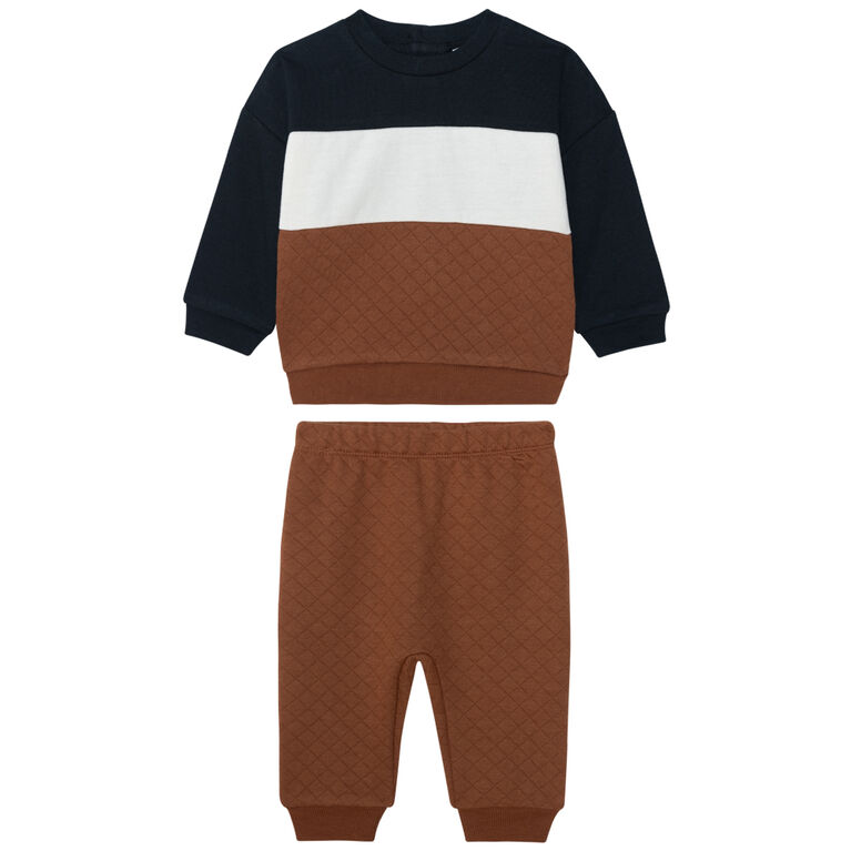 PL Baby Ensemble de jogging 2 pièces tabac  6M